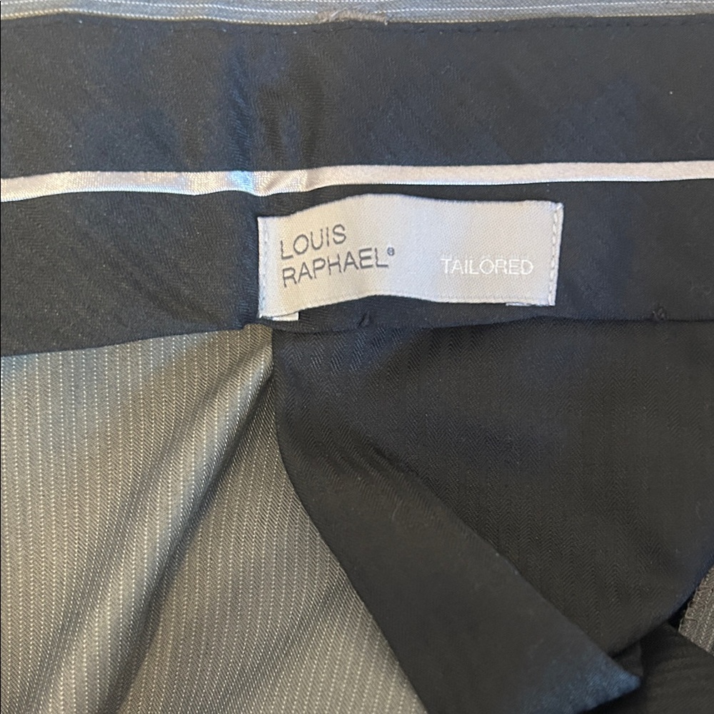 Louis Raphael Tailored Black and Gray Pants